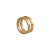 EDGE ONLY PARALLEL RING IN 14CT GOLD