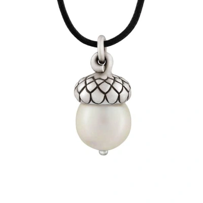 Gucci Acorn Pendant With Pearl