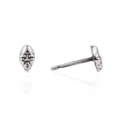 Gucci Tiny Voodoo Erzulie Earrings Silver