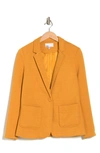 Dr2 By Daniel Rainn Ruffle Trim Animal Print Top In N334 Camel