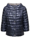 Herno Down Puffer Jacket In Blu