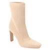 Journee Collection Collection Women's Tru Comfort Foam Elissa Bootie In Brown