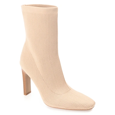 Journee Collection Women's Tru Comfort Foam Elissa Bootie In White