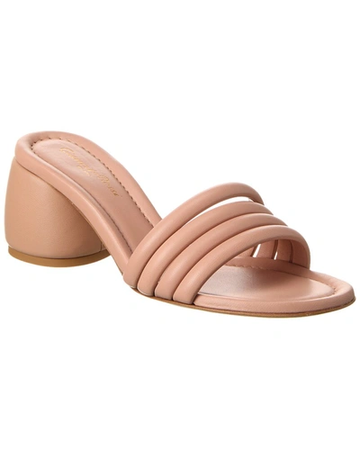 Gianvito Rossi Malou 60 Leather Sandal In Pink