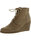 Style & Co Noellee Womens Faux Suede Ankle Booties In Brown