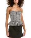 Isabel Marant Étoile Solizinia Top In Grey