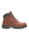 WOLVERINE MEN'S HARRISON LACE-UP STEEL-TOE 6" WORK BOOT - 4E WIDTH IN BROWN