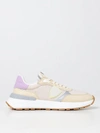 Philippe Model Antibes Running Sneakers - Blanc Rose In Rosa