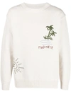 PRESIDENT'S PRESIDENT'S EMBROIDERED CREWNECK SWEATER