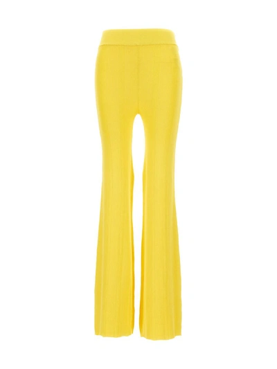 Remain Birger Christensen Knit Trousers In Yellow