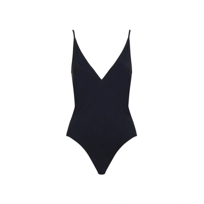 Rick Owens Deep V Bather Swimwear In Black