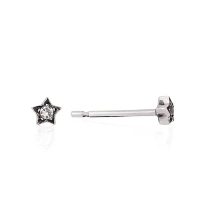 Gucci Tiny Star Earrings Sapphires & Silver