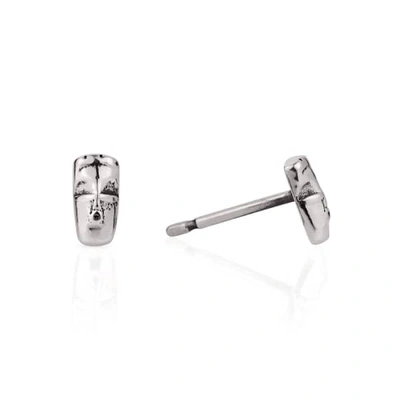 Gucci Tiny Voodoo Damballah Earrings Silver
