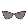 Saint Laurent Eyewear Jerry Thin Sunglasses In Black