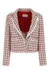 Ferragamo Patterned Boxy Jacket In Printed