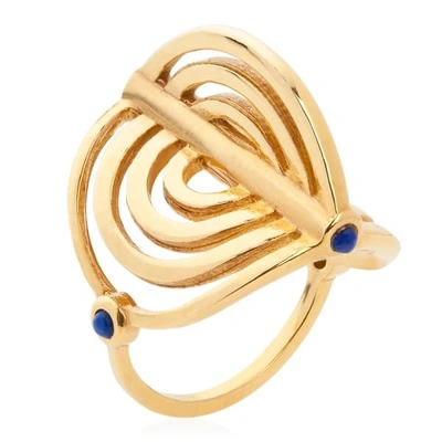 Gucci Miami Circle Ring Gold
