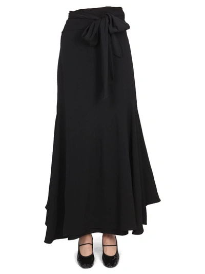 Stefano Mortari Skirt With Bow In Black