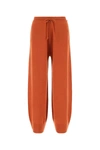 Stella Mccartney Relaxed Cashmere Wardrobe Trousers Knit In Orange