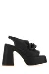Stella Mccartney Black Alter Mat Skyla Sandals In Black