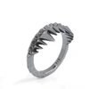 Gucci Crocodile Bite Ring Black