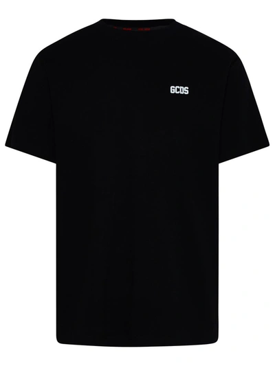 Gcds Logo-print Detail T-shirt In Black