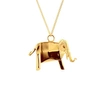 Gucci Elephant Necklace Gold