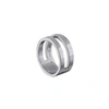 EDGE ONLY PARALLEL RING SILVER