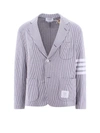 Thom Browne Jacket In Grey