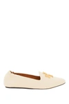 Tory Burch Eleanor Leather Loafer In Beige