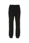 Versace Men Black Cotton Joggers In Black