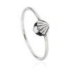 Gucci Shell & Pearl Ring Silver In Metallic