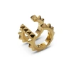 Gucci Croc Double Ear Cuff Yellow Gold