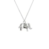 Gucci Mini Elephant Necklace Silver