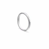 MYIA BONNER SILVER CLASSIC HAMMERED RING