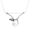 Gucci Toy Monkey Necklace - Oxydised Silver