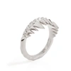 Gucci Crocodile Bite Ring Silver In Bite