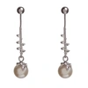 GUCCI IVORY PEARL DROP EARRINGS