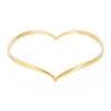 Gucci Heart Bangle - Gold