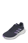 Adidas Originals Trace Sneaker In Ink/ Violet/ Silver