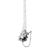 Gucci Vampire Heart Pendant Silver In Pendant