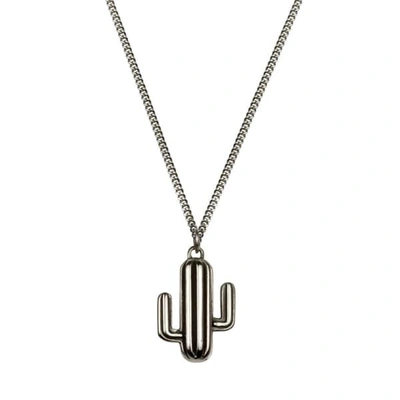 Gucci Cactus Neckace Oxydised Silver