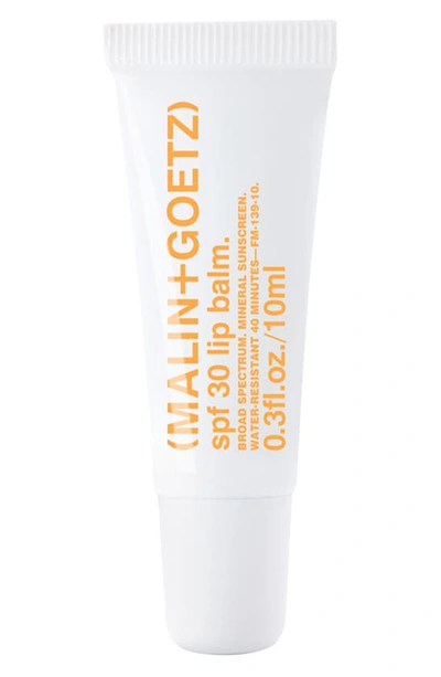 Malin + Goetz Spf 30 Lip Balm 10 ml In White