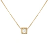 Gucci White Tourmaline Square Cut Necklace