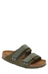 Birkenstock Uji Side Touch-strap Sandals In Thyme