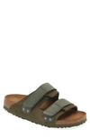 Birkenstock Uji Side Touch-strap Sandals In Green