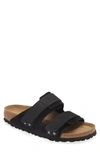 Birkenstock Uji Suede Sandals In Black