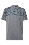 OAKLEY SAND CAMO COLORBLOCK PERFORMANCE GOLF POLO