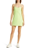Beyond Yoga Essence Knit Sport Dress In Lime Ice Heather