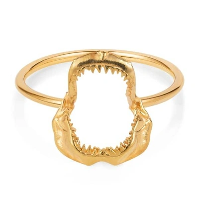 Gucci Shark Jawbone Ring Gold Vermeil