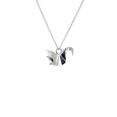 Gucci Mini Swan Necklace Sterling Silver